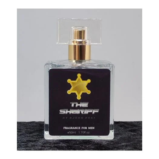 Privat Label Parfum Sheriff Pump von Björn Rost. Design by VIP BRANDS