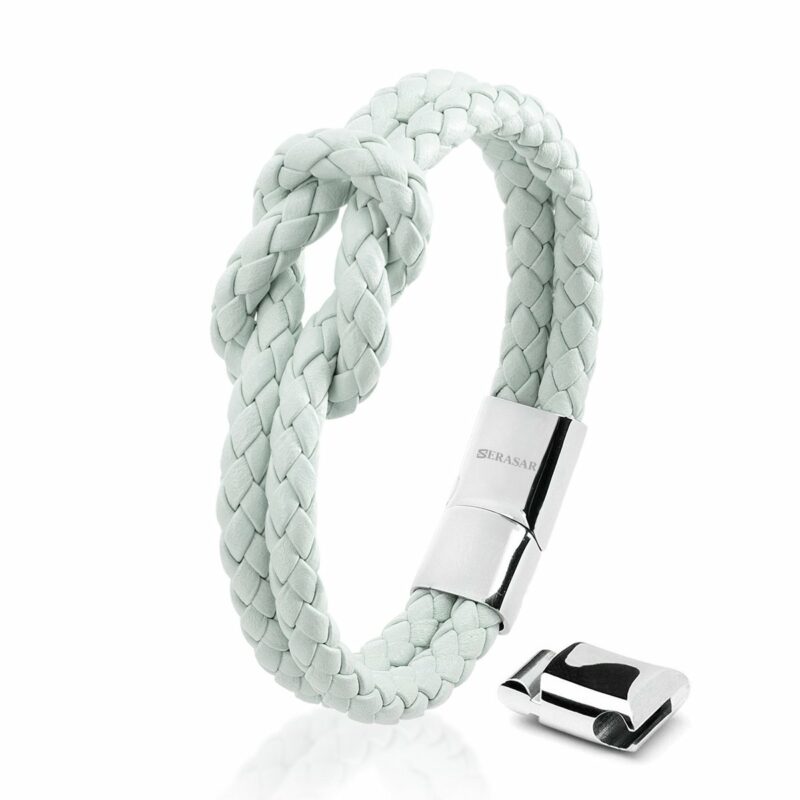 Lederarmband "Knot" - Blau Damenlederarmband