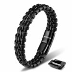 Lederarmband "Joy" - Schwarz