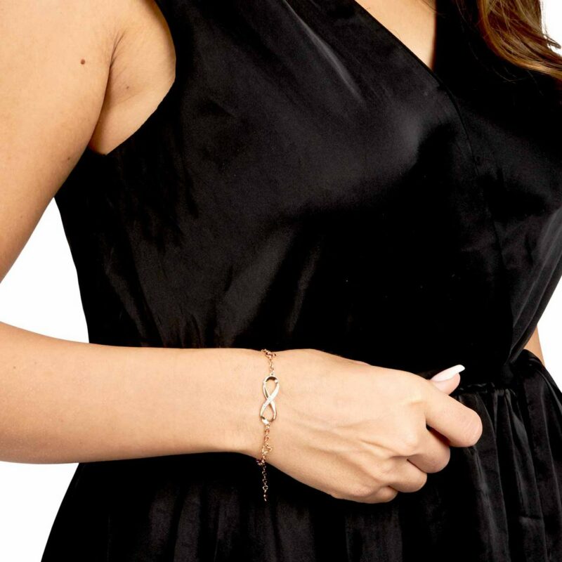 Armband "Infinity" 925er Sterlingsilber - Roségold